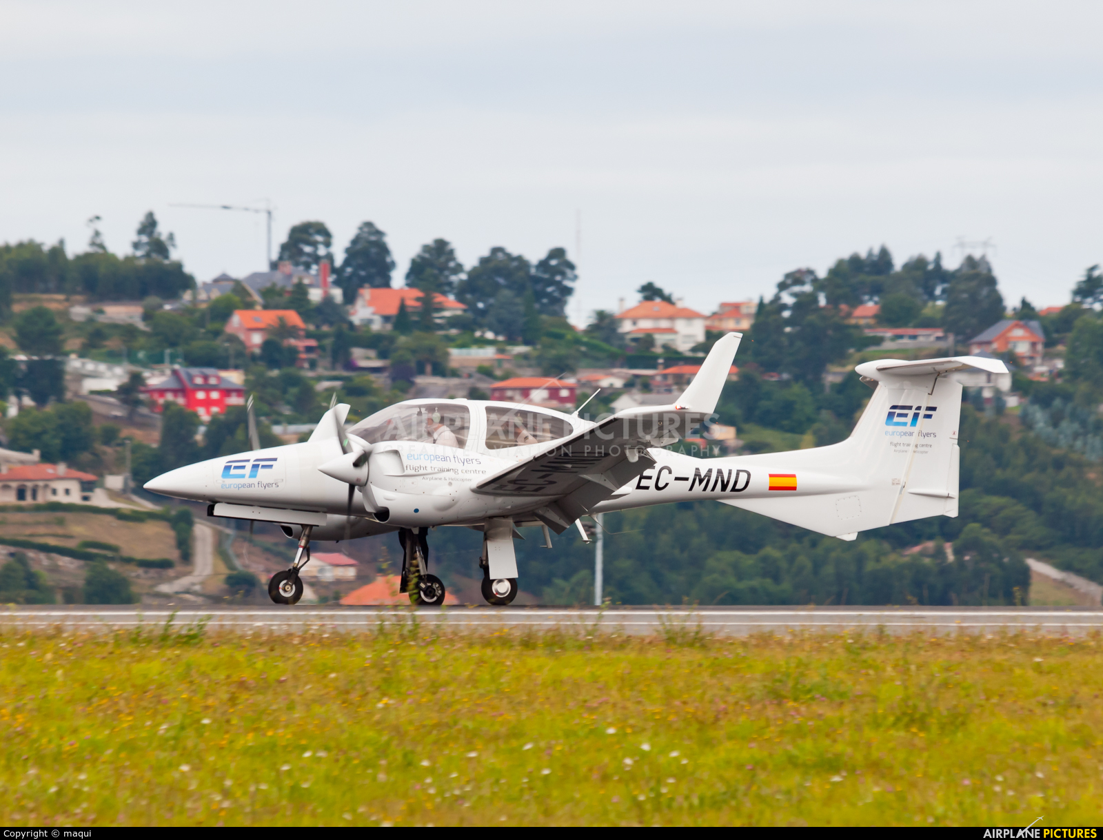 European Flyers EC-MND aircraft at La Coruña