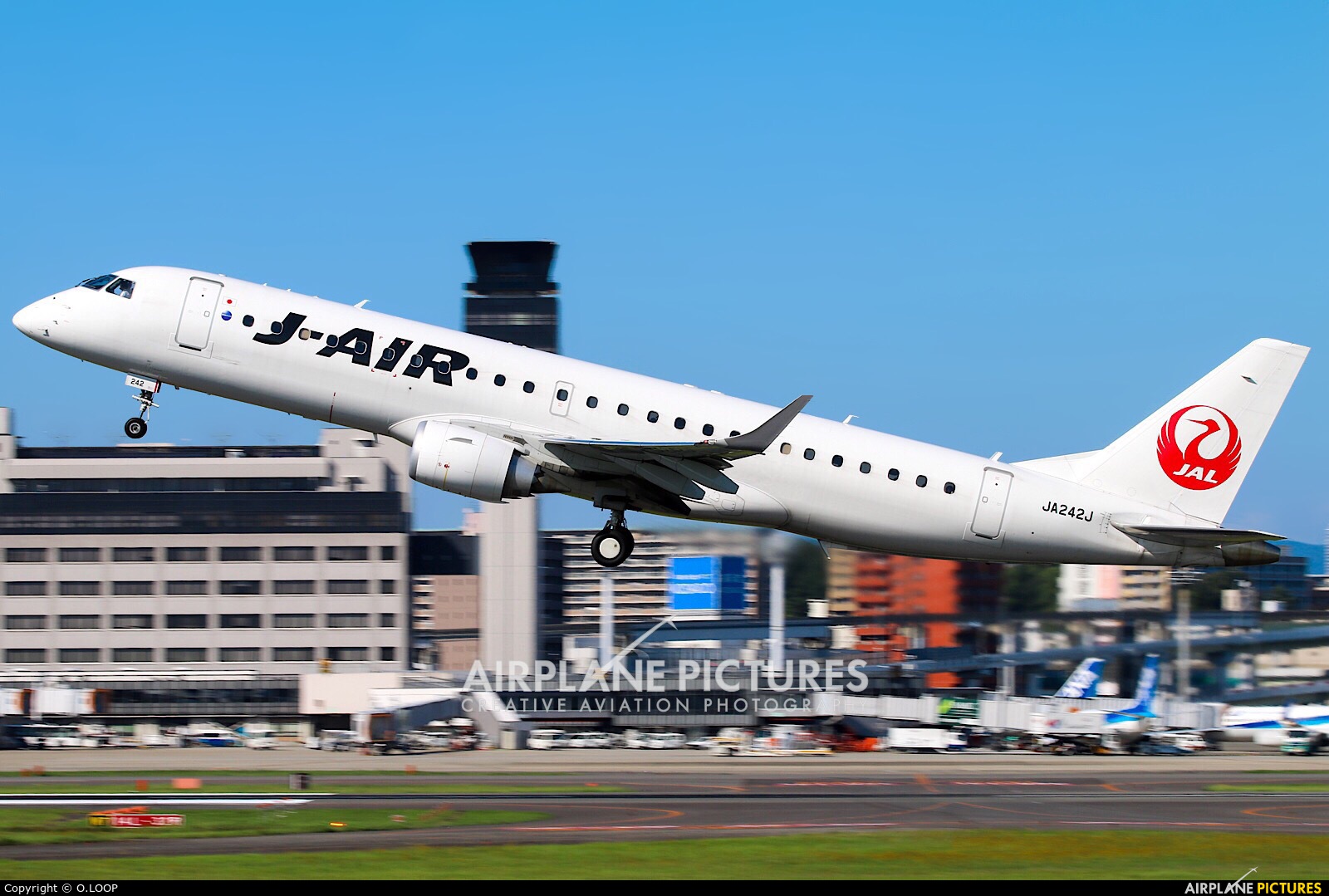 J-Air JA244J aircraft at Osaka - Itami Intl