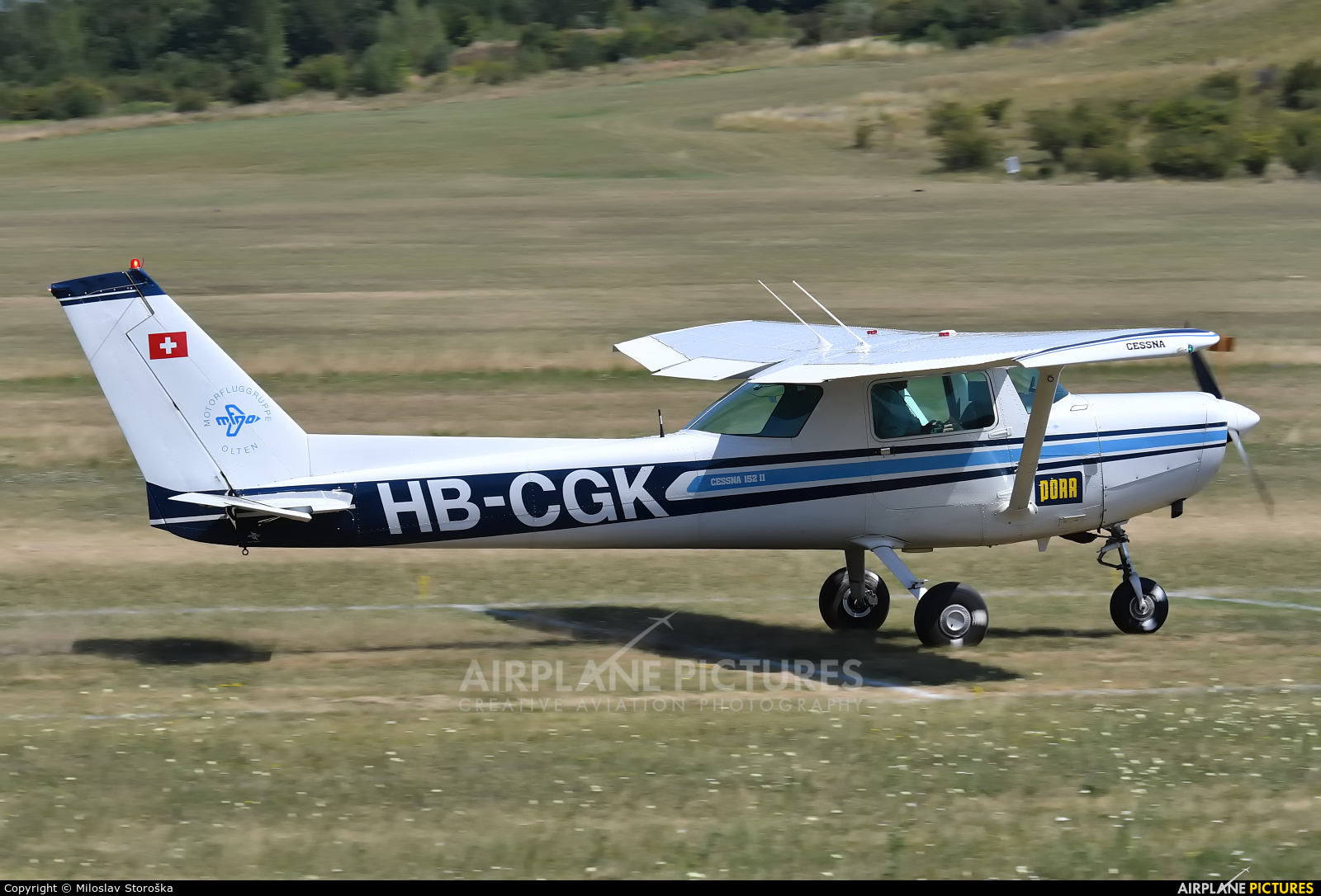Private HB-CGK aircraft at Spitzerberg