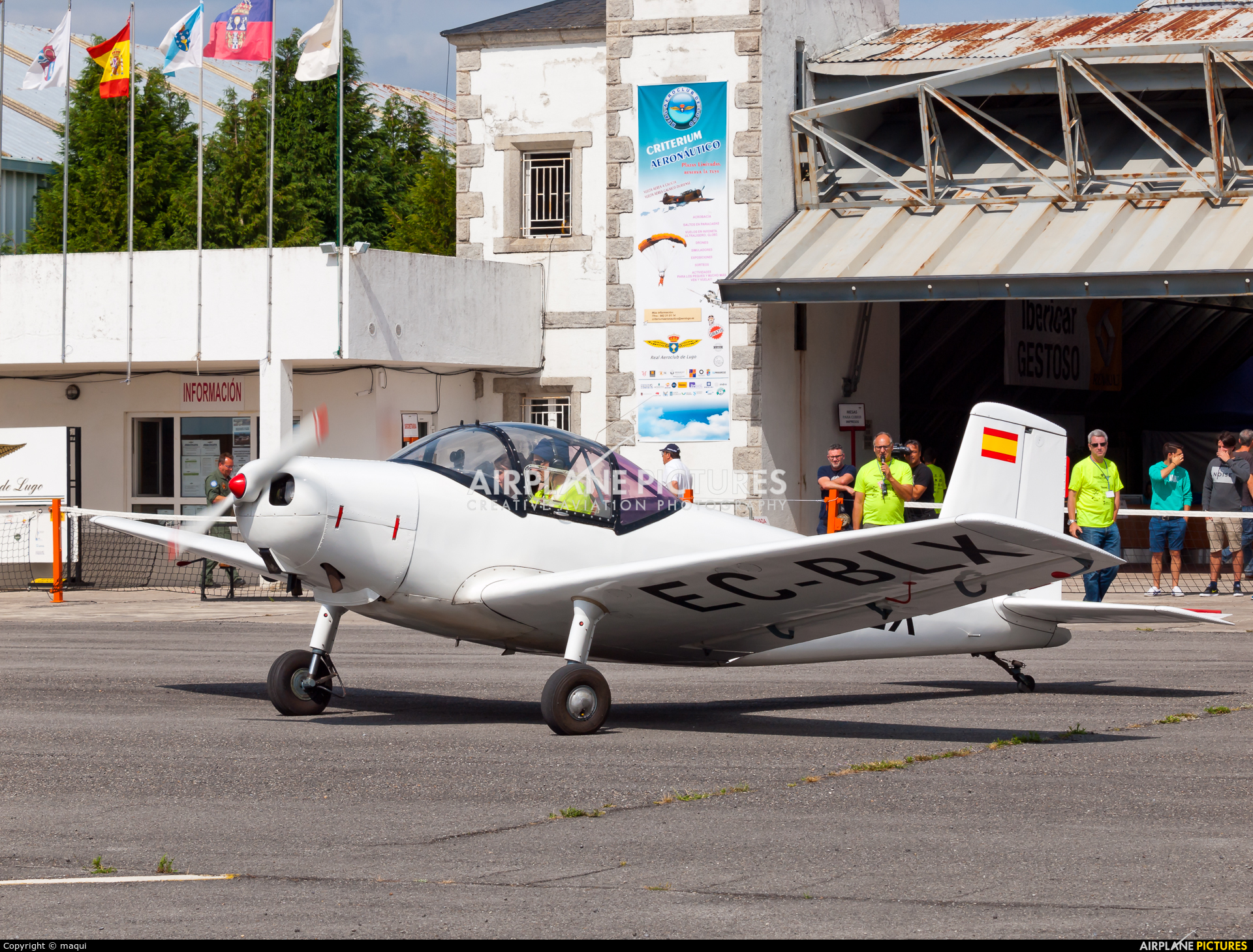 Real Aero Club de España EC-BLX aircraft at Lugo - Rozas