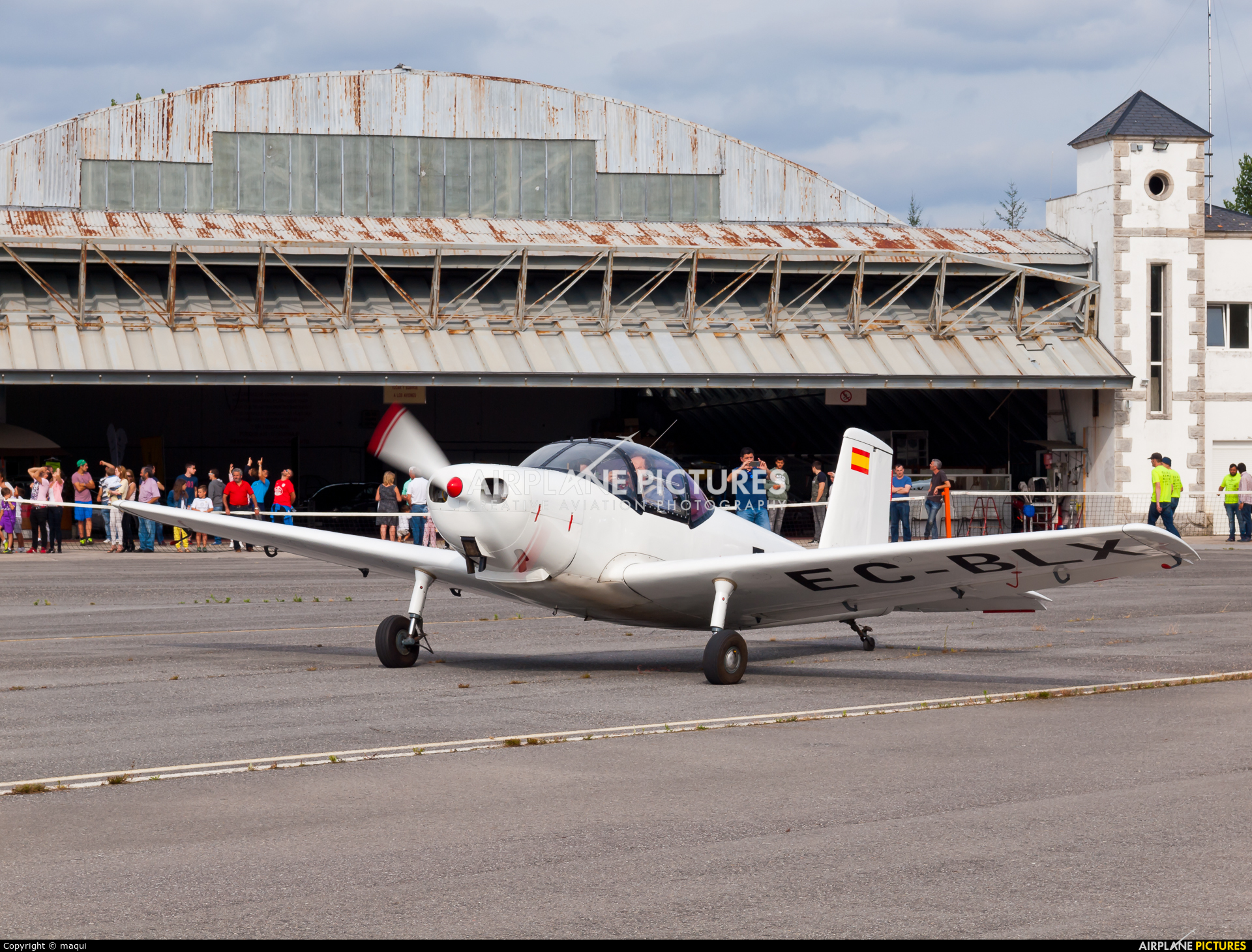 Real Aero Club de España EC-BLX aircraft at Lugo - Rozas