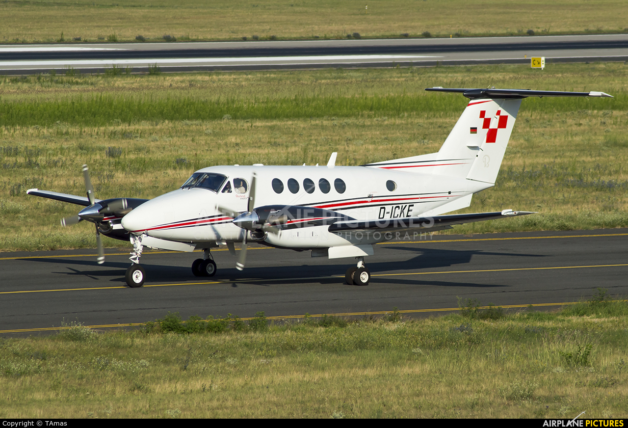 Private D-ICKE aircraft at Budapest Ferenc Liszt International Airport