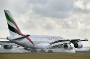 A6-EOW - Emirates Airlines Airbus A380 aircraft