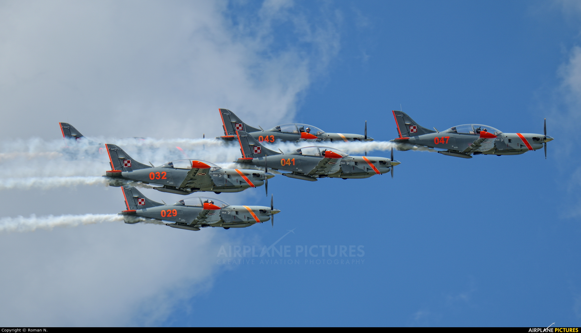 Poland - Air Force "Orlik Acrobatic Group" - aircraft at Toruń