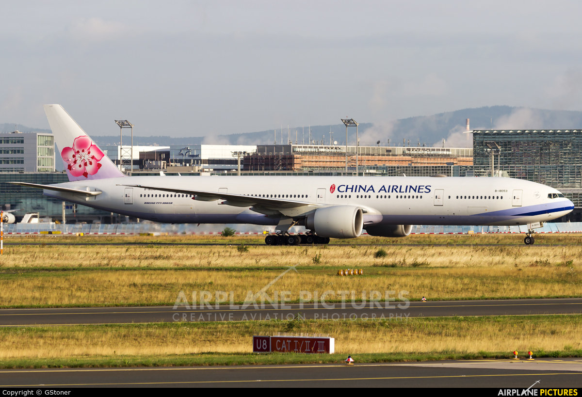 China Airlines B-18053 aircraft at Frankfurt