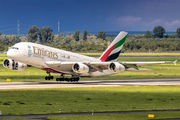 A6-EEW - Emirates Airlines Airbus A380 aircraft