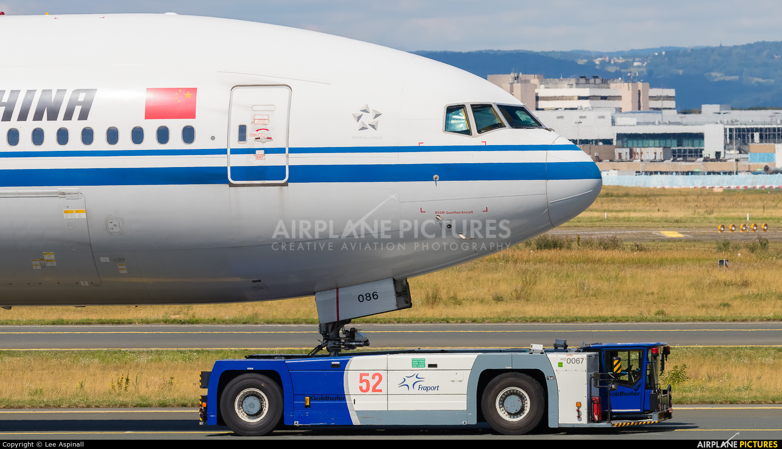 Air China B-2086 aircraft at Frankfurt
