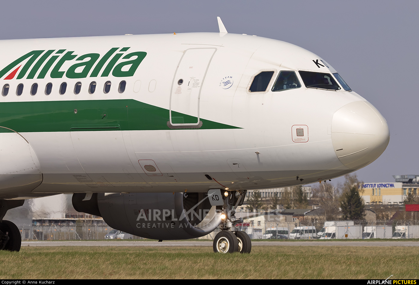 Alitalia I-BIKD aircraft at Warsaw - Frederic Chopin