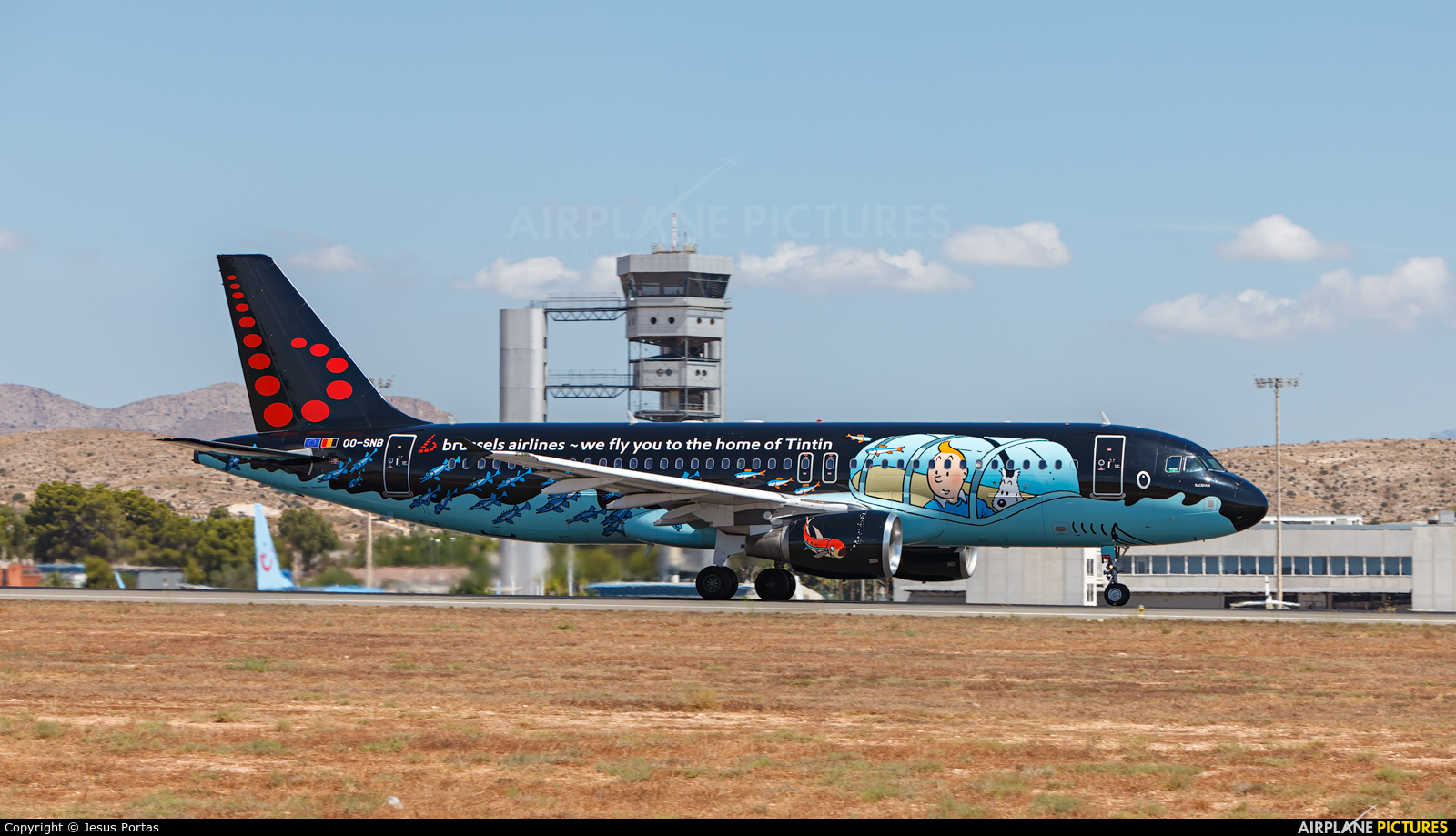 Brussels Airlines OO-SNB aircraft at Alicante - El Altet