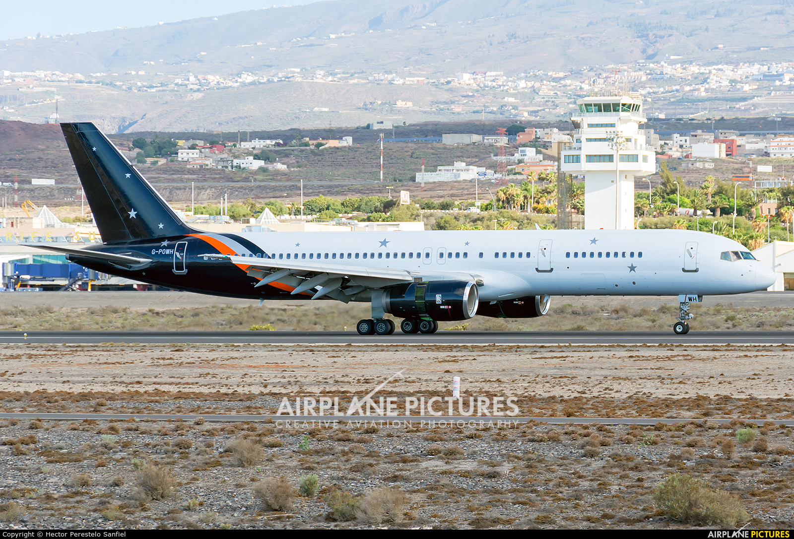 Titan Airways G-POWH aircraft at Tenerife Sur - Reina Sofia