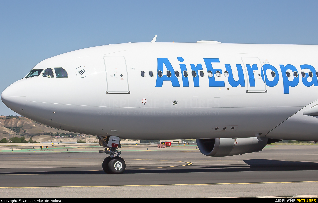 Air Europa EC-KOM aircraft at Madrid - Barajas