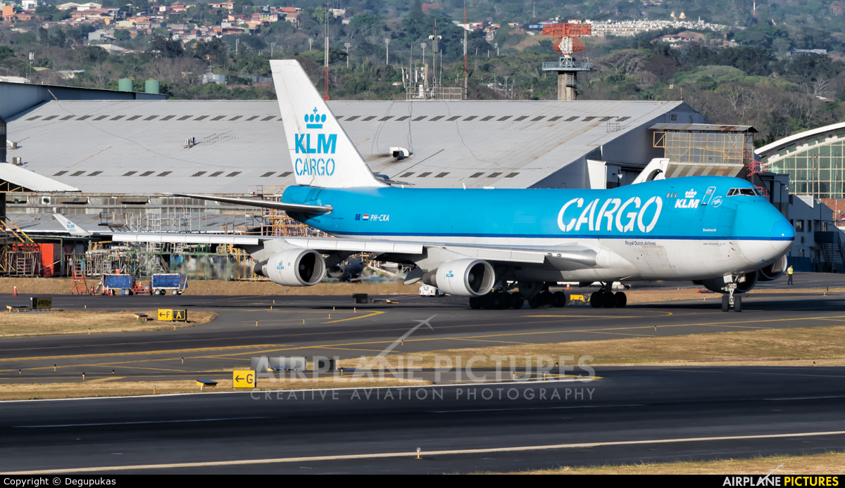 KLM Cargo PH-CKA aircraft at San Jose - Juan Santamaría Intl