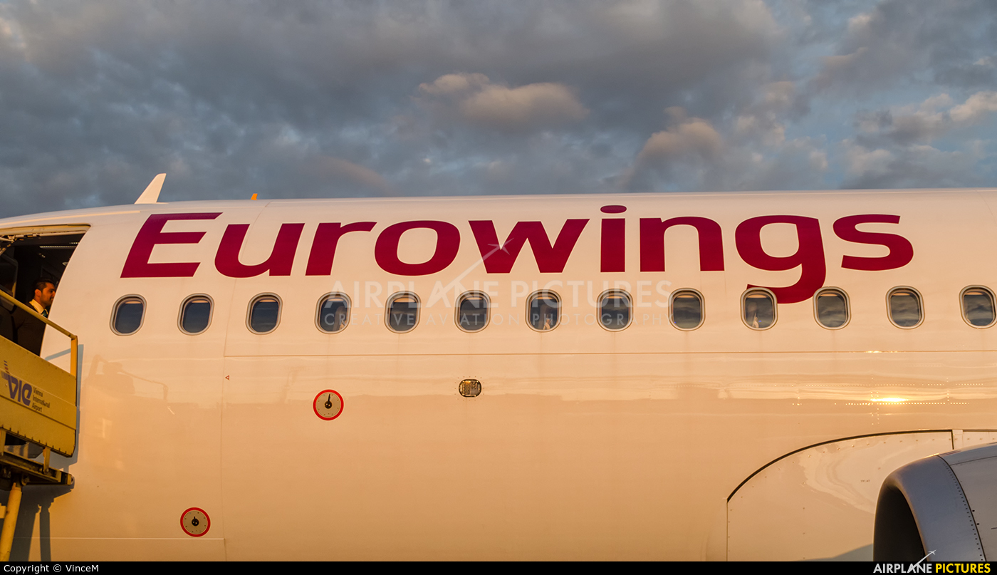 Eurowings D-AEWR aircraft at Vienna - Schwechat