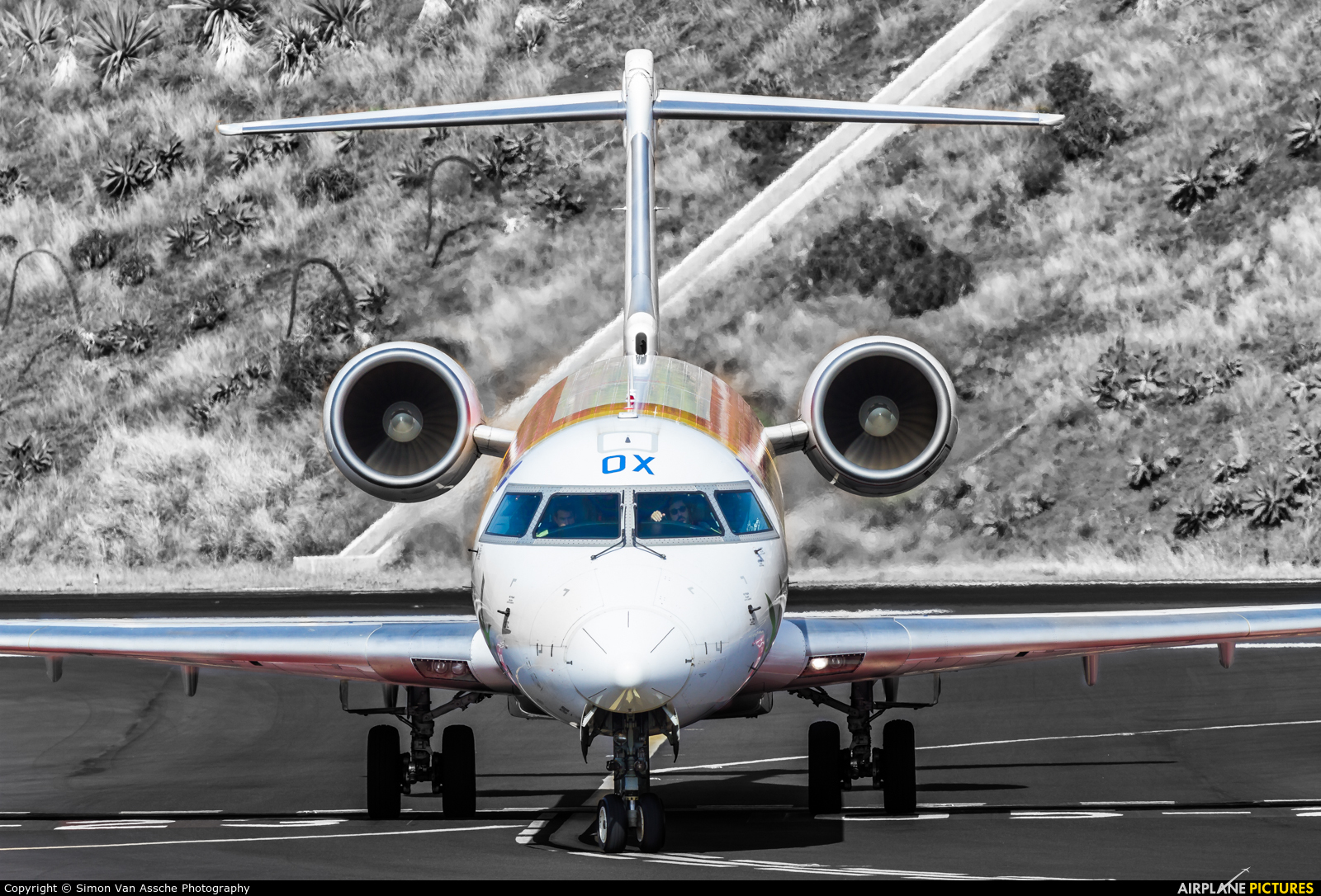 Air Nostrum - Iberia Regional EC-LOX aircraft at Madeira