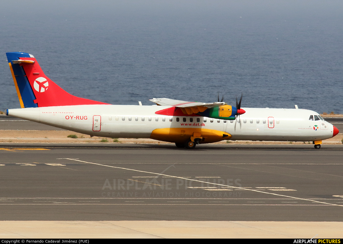 Danish Air Transport OY-RUG aircraft at Fuerteventura - Puerto del Rosario