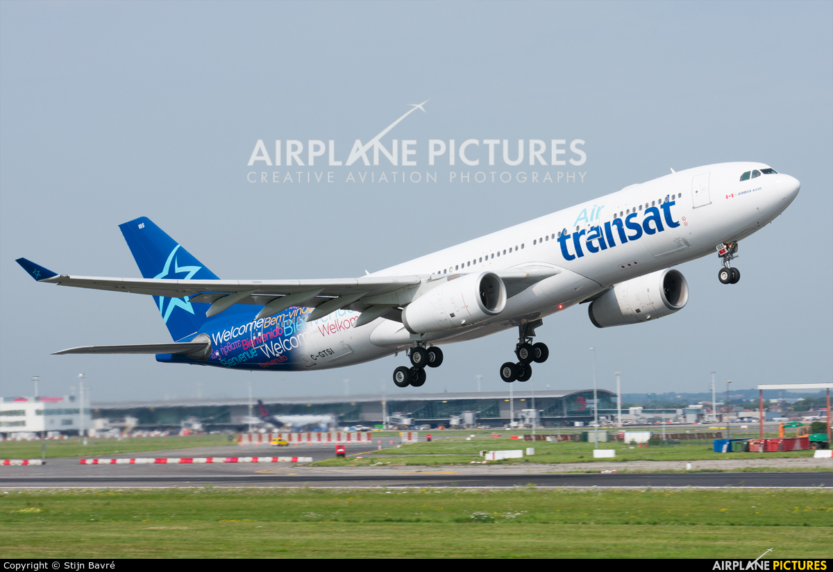 Air Transat C-GTSI aircraft at Brussels - Zaventem