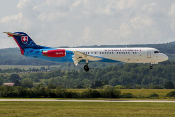 OM-BYB - Slovakia -  Air Force Fokker 100