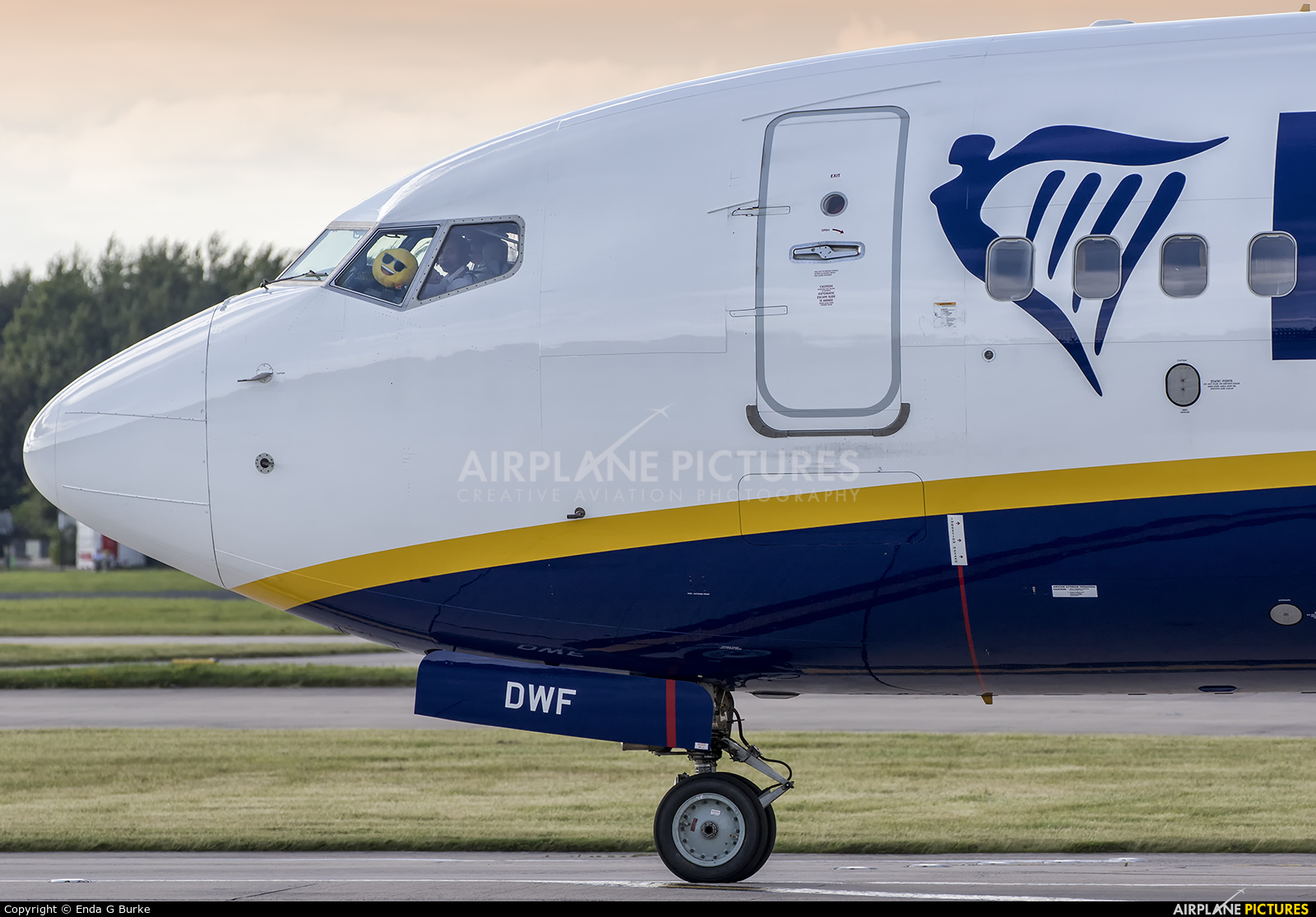 Ryanair EI-DWF aircraft at Manchester
