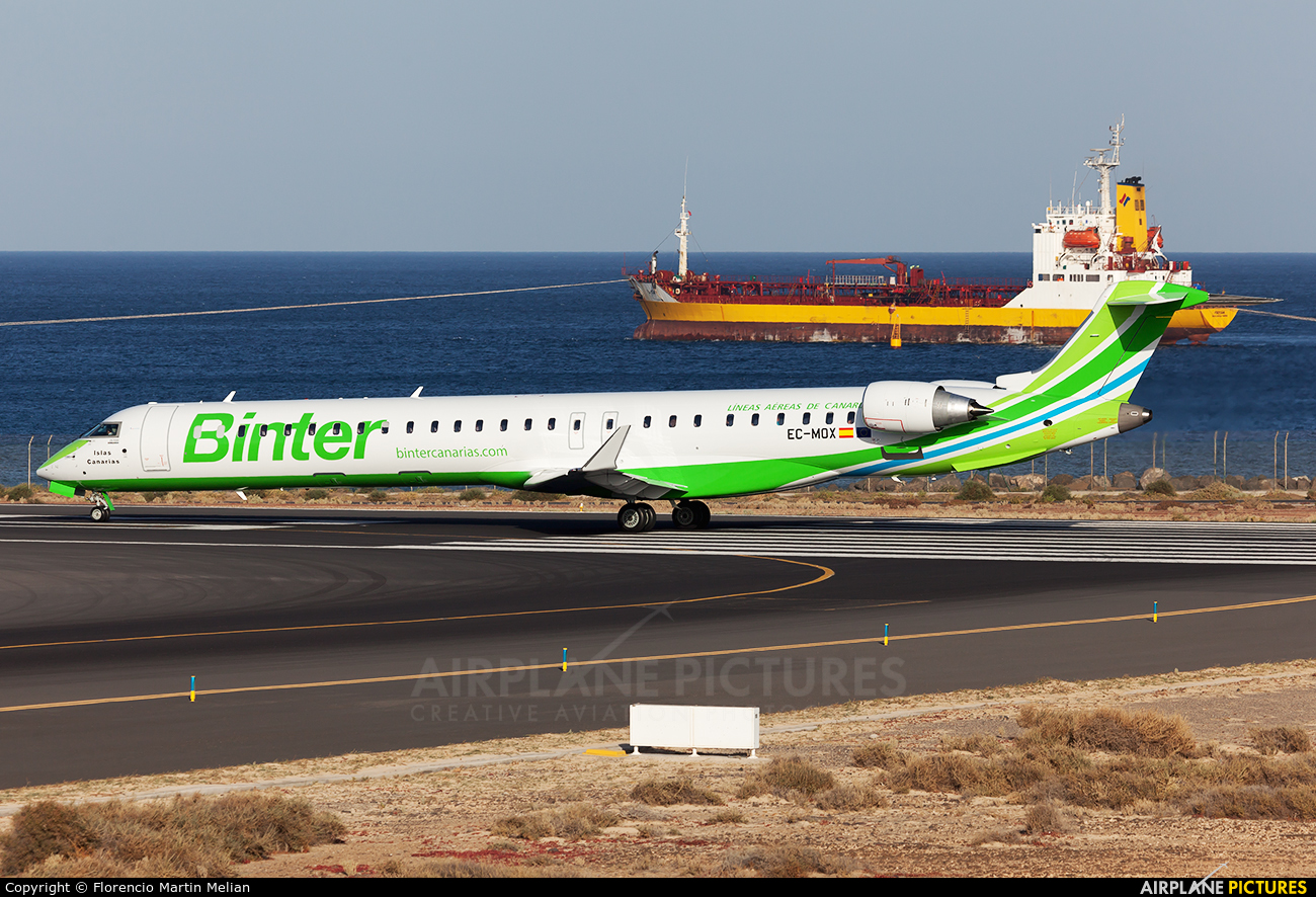 Binter Canarias EC-MOX aircraft at Lanzarote - Arrecife