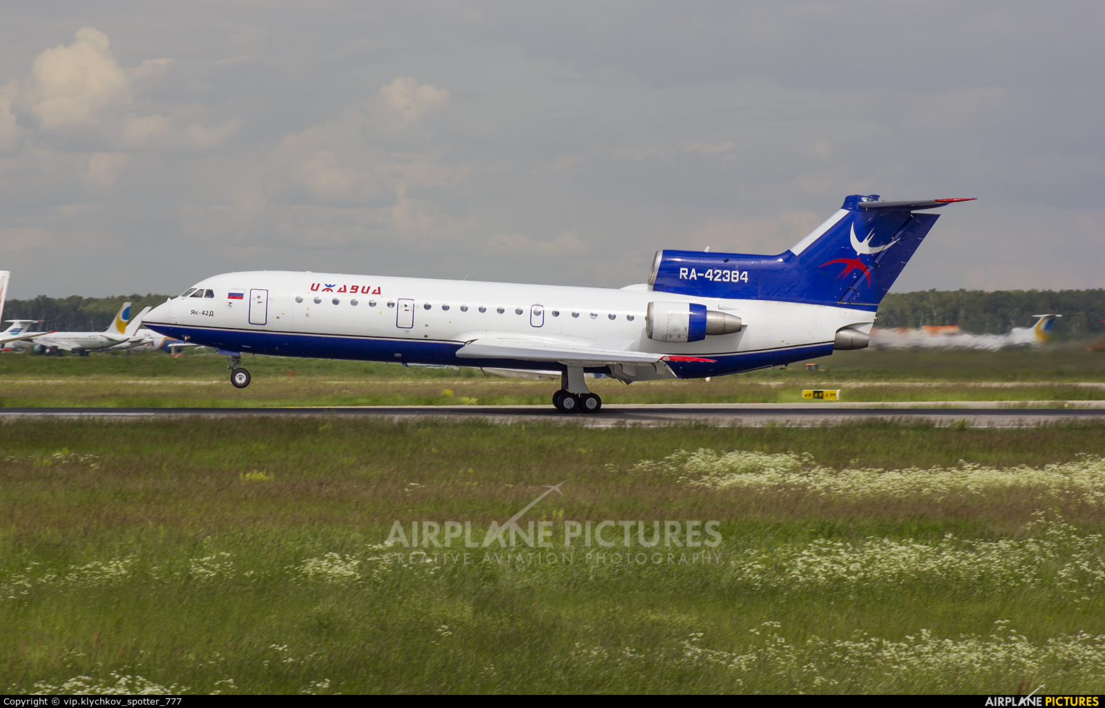 Izhavia RA-42384 aircraft at Moscow - Domodedovo