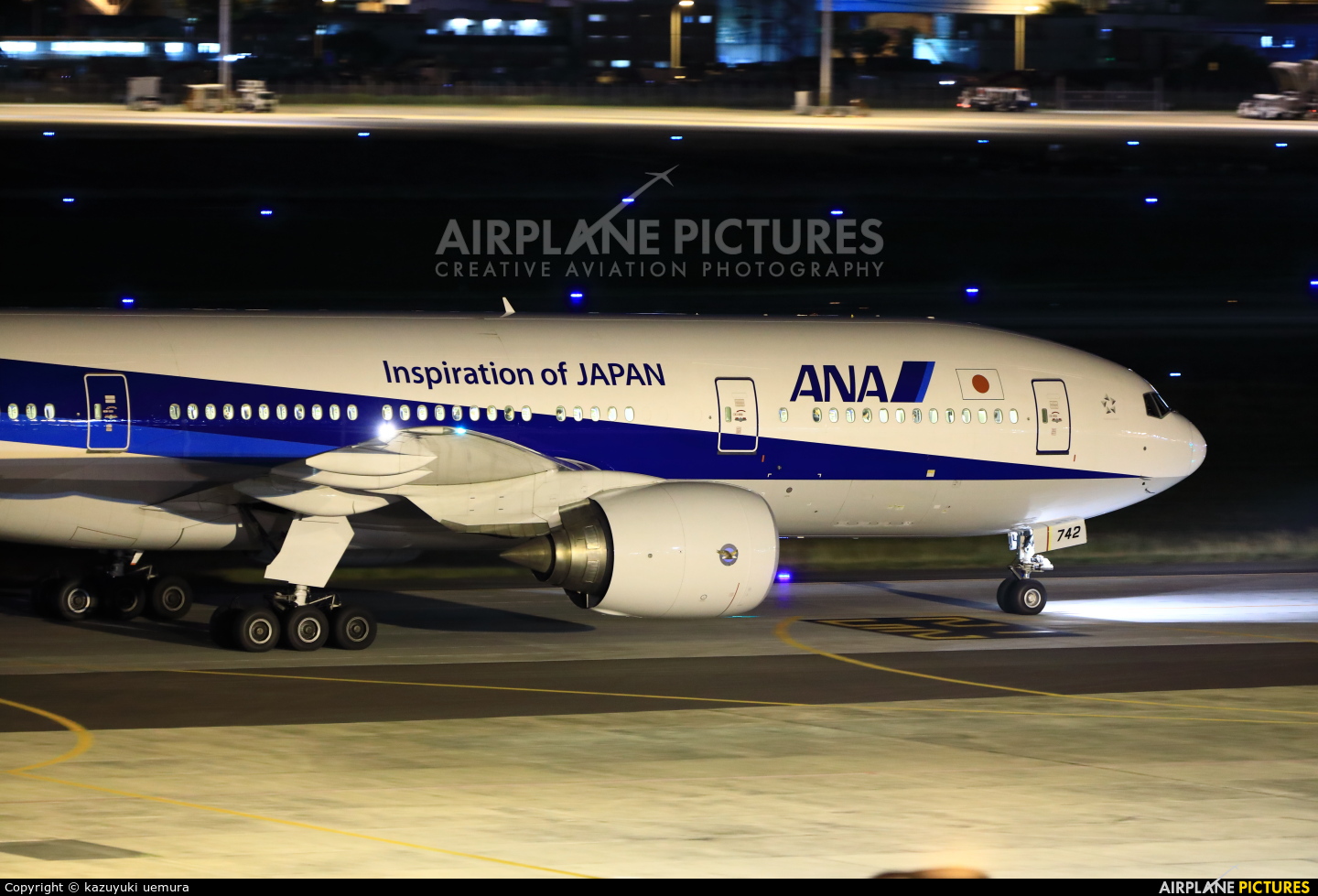 ANA - All Nippon Airways JA742A aircraft at Fukuoka