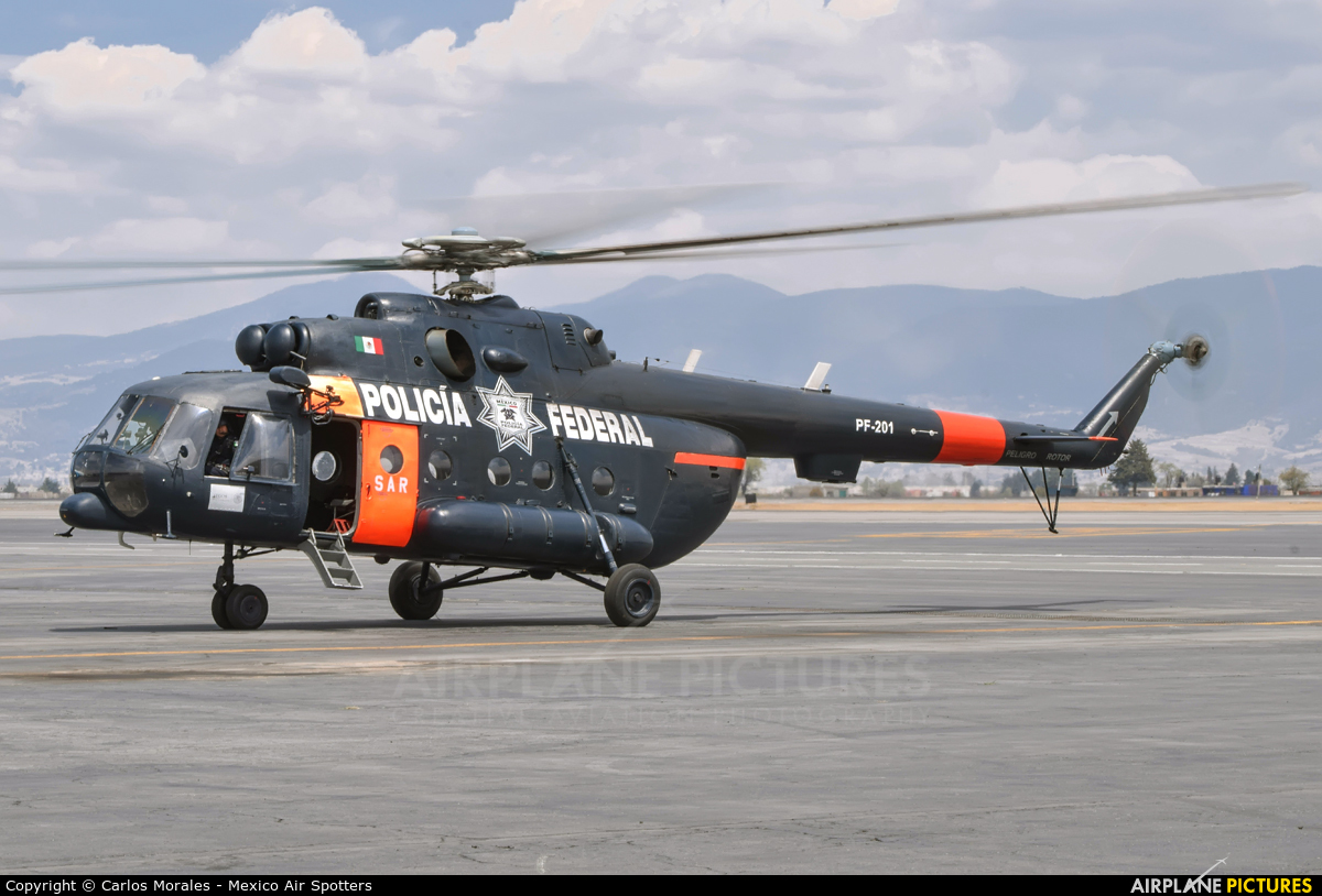 Mexico - Police PF-201 aircraft at Toluca Intl