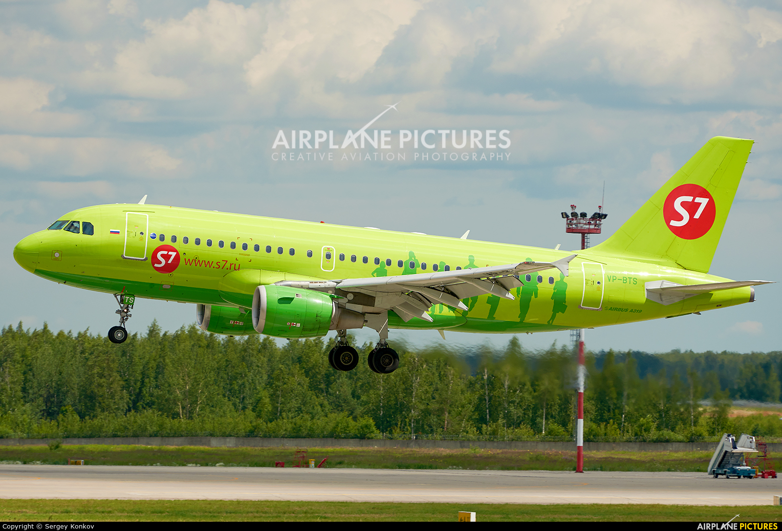 S7 Airlines VP-BTS aircraft at Moscow - Domodedovo