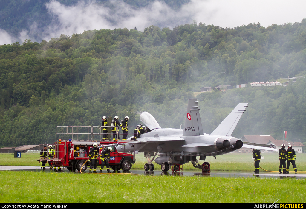 Switzerland - Air Force X-5099 aircraft at Meiringen
