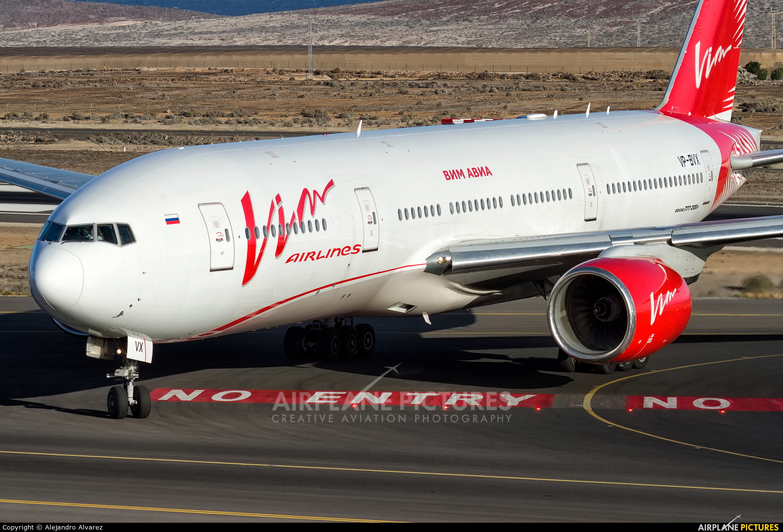 Vim Airlines VP-BVX aircraft at Tenerife Sur - Reina Sofia