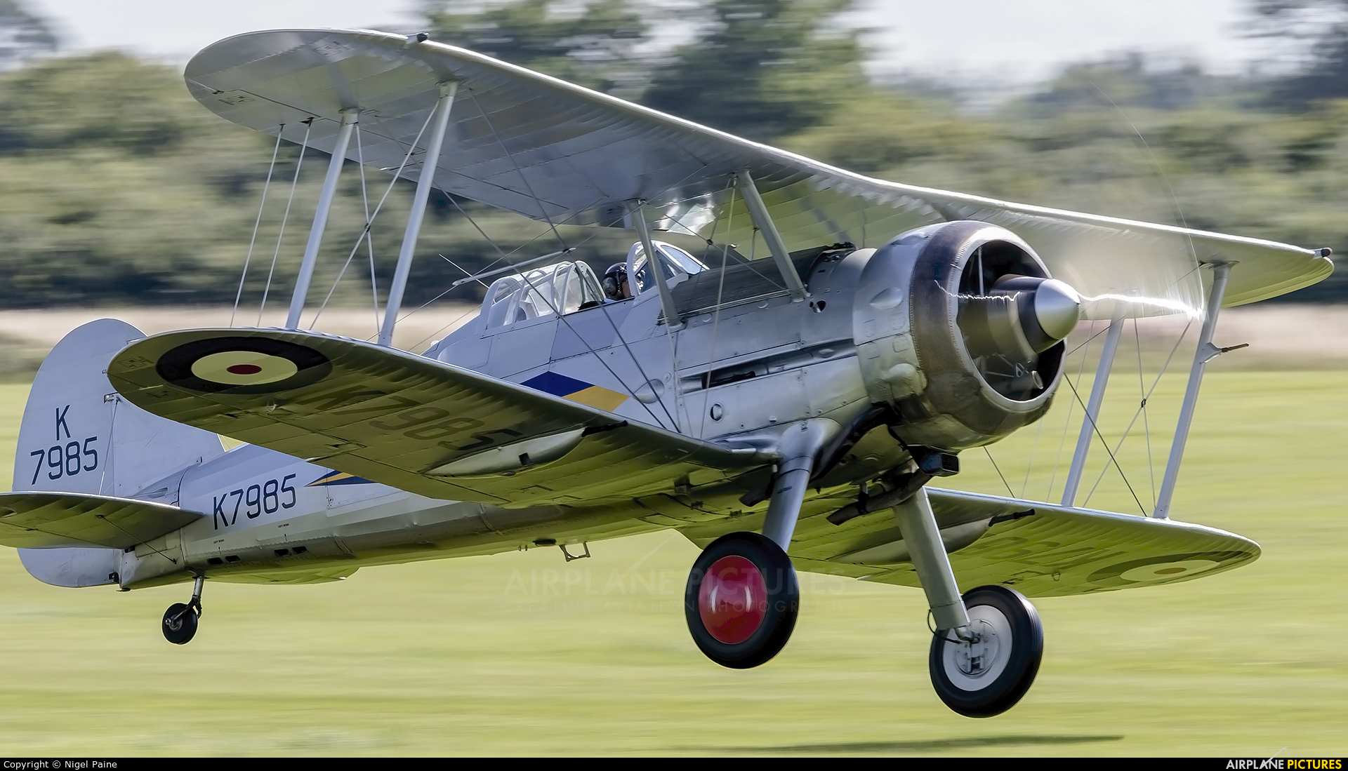 The Shuttleworth Collection G-AMRK aircraft at Old Warden