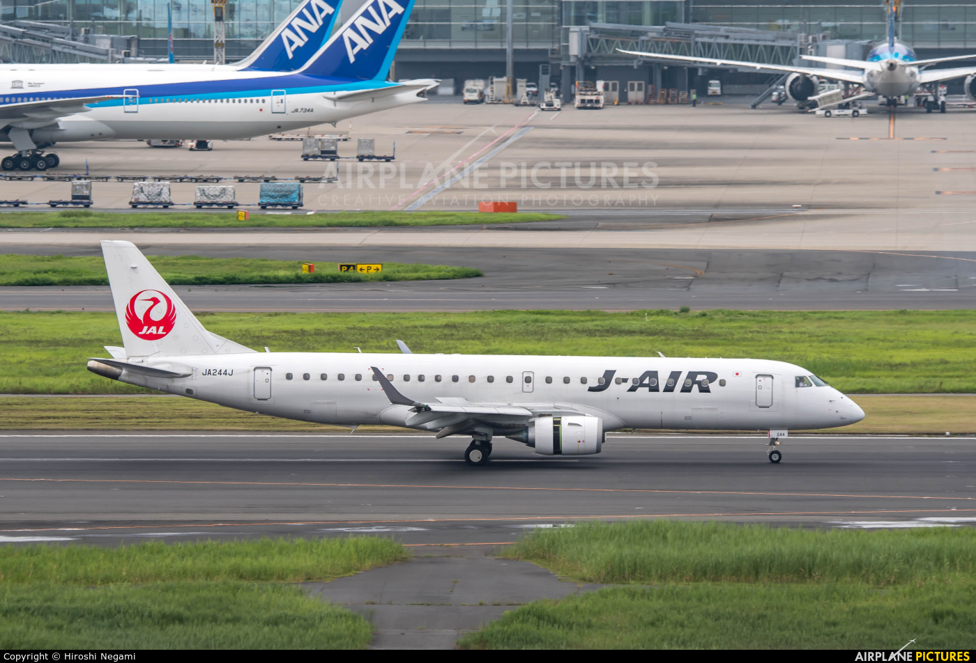 J-Air JA244J aircraft at Tokyo - Haneda Intl