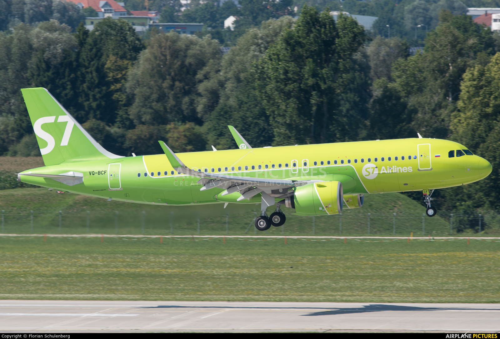 S7 Airlines VQ-BCF aircraft at Munich