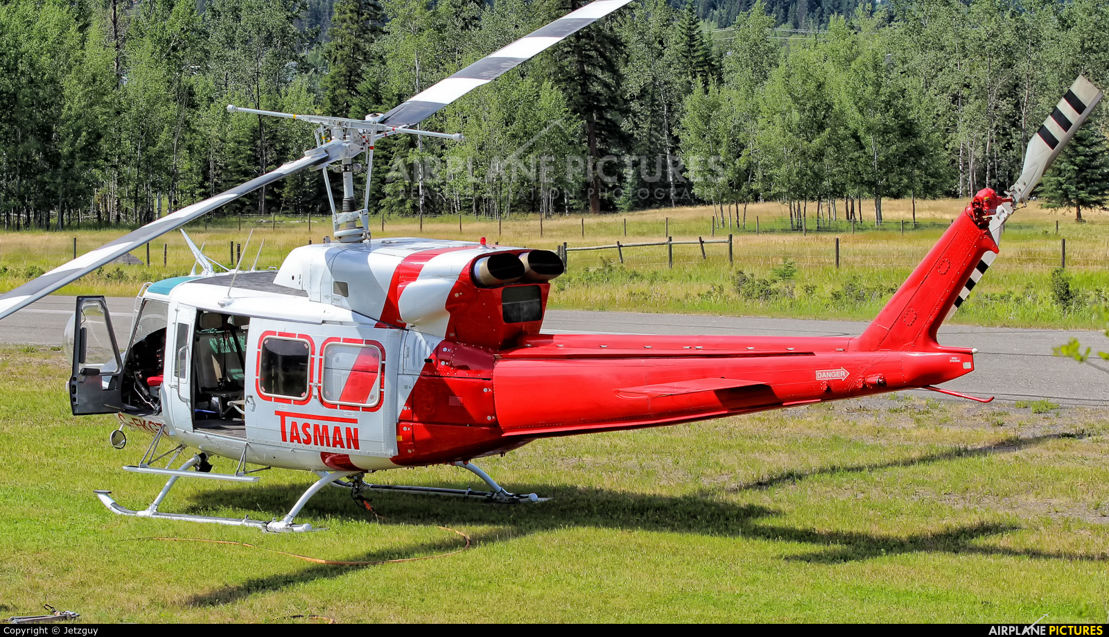Tasman Helicopters C-FKGT aircraft at 100 Mile House, BC