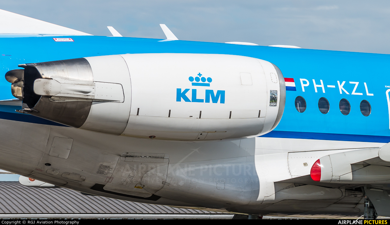KLM Cityhopper PH-KZL aircraft at Amsterdam - Schiphol