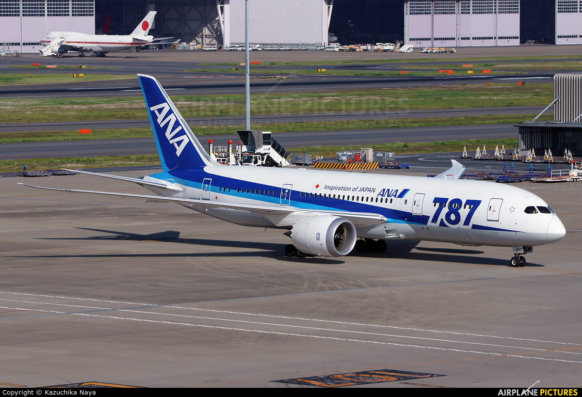 ANA - All Nippon Airways JA822A aircraft at Tokyo - Haneda Intl