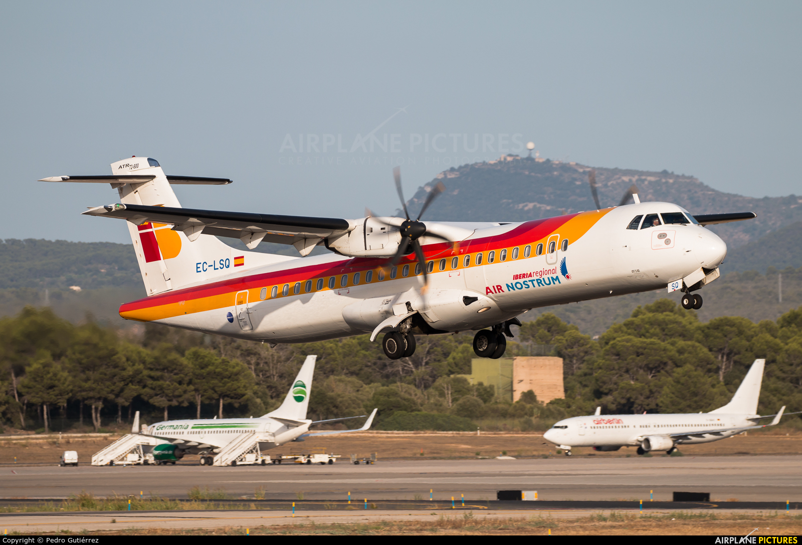 Air Nostrum - Iberia Regional EC-LSQ aircraft at Palma de Mallorca
