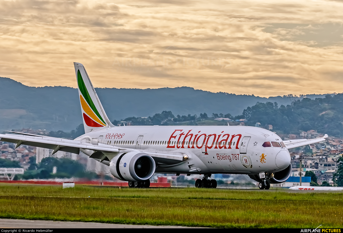 Ethiopian Airlines ET-AOR aircraft at São Paulo - Guarulhos