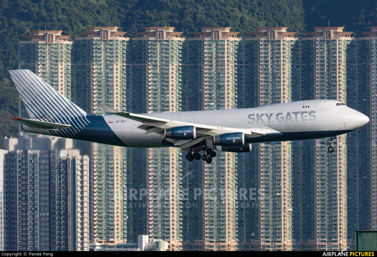 Sky Gates Airlines VP-BCI aircraft at HKG - Chek Lap Kok Intl