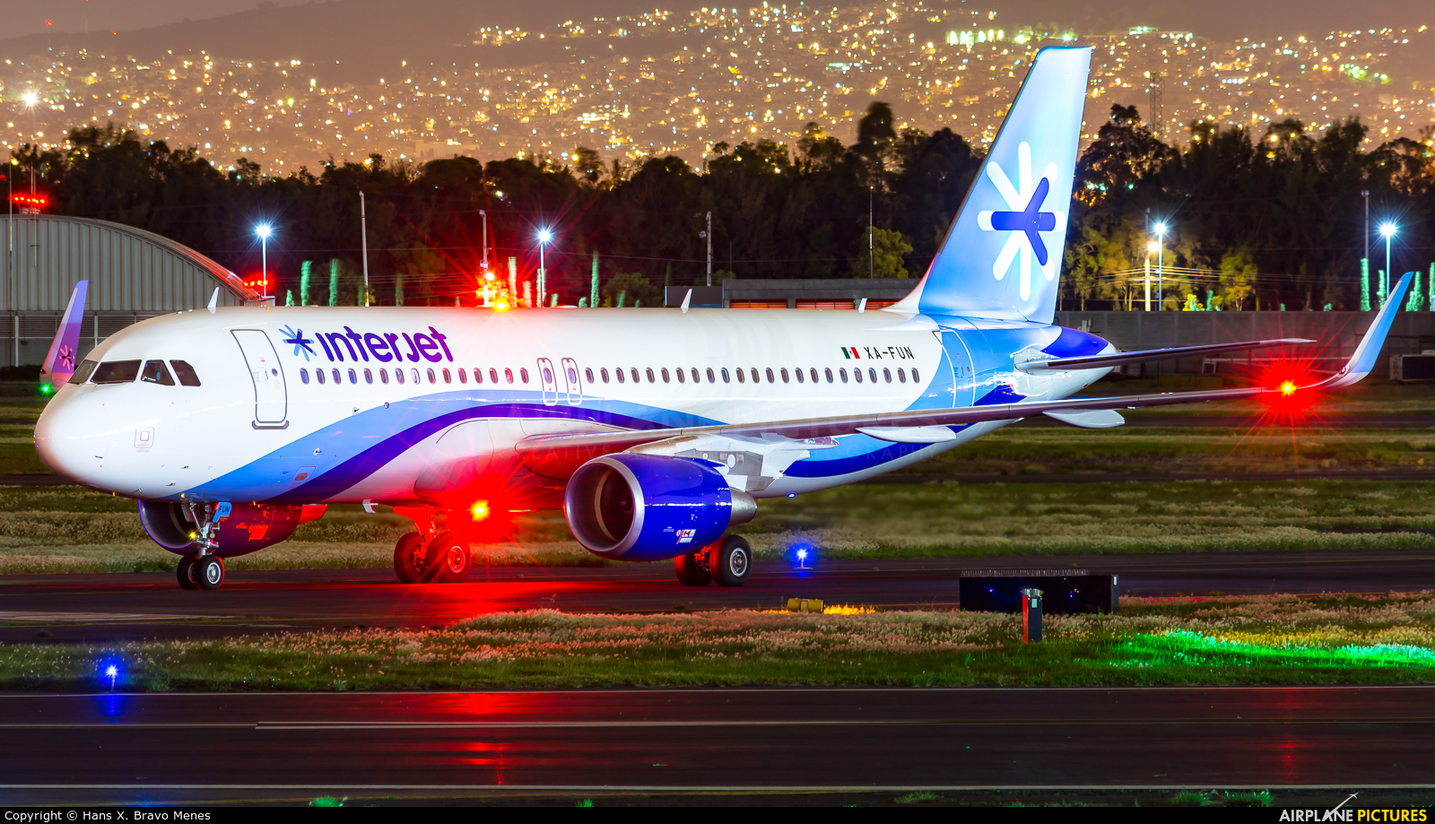 Interjet XA-FUN aircraft at Mexico City - Licenciado Benito Juarez Intl