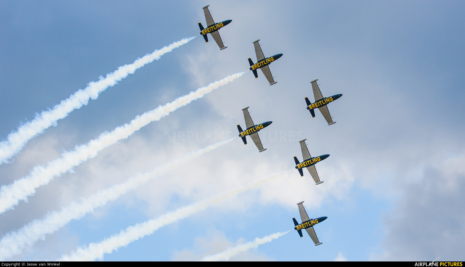 Breitling Jet Team ES-YLF aircraft at Beauvechain