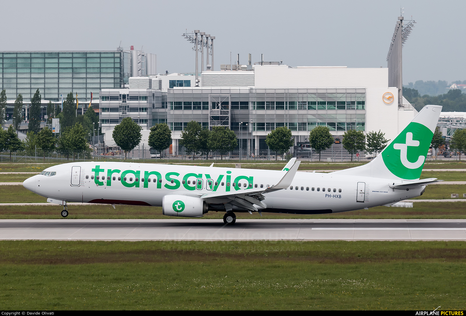 Transavia PH-HXB aircraft at Munich