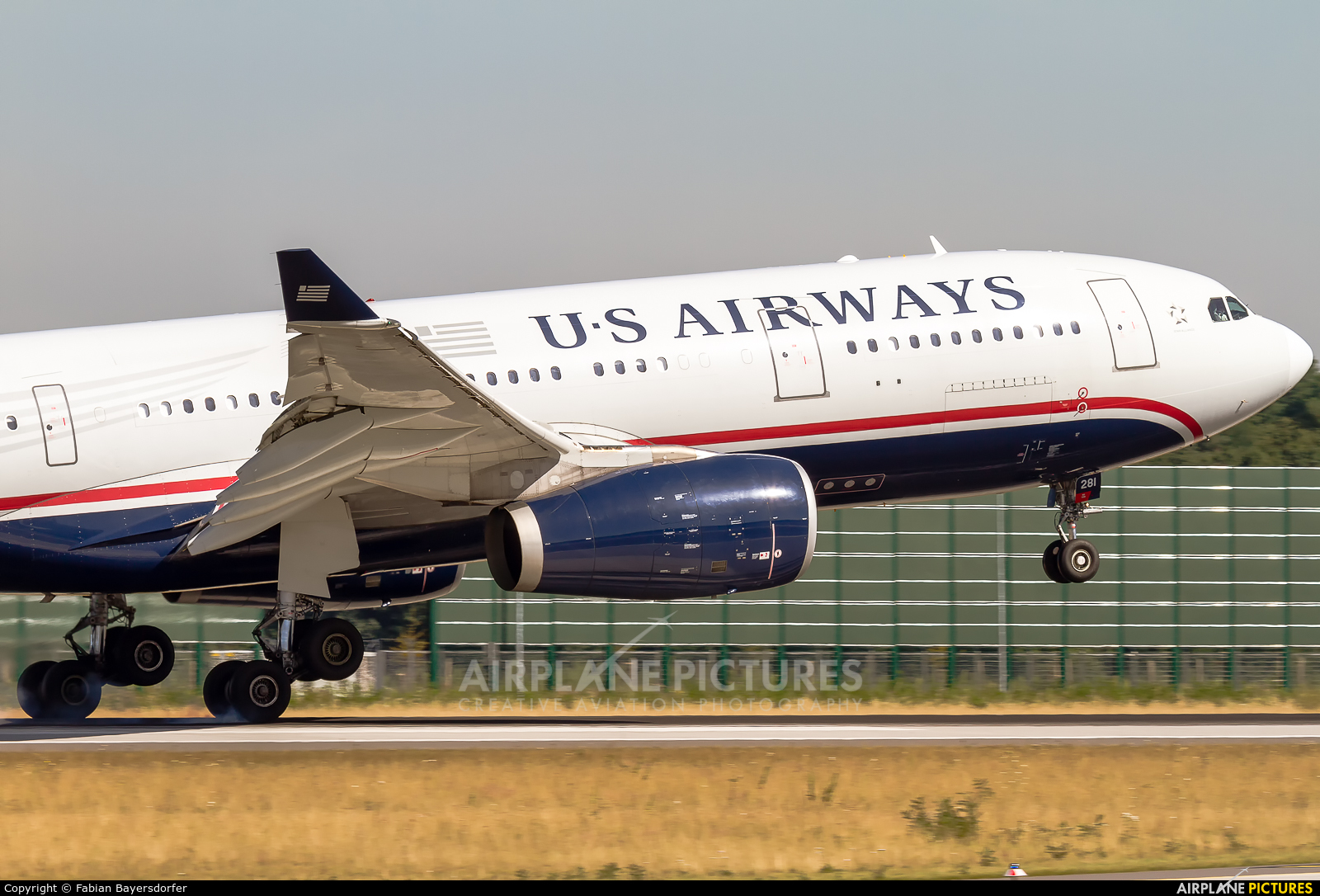 US Airways N281AY aircraft at Frankfurt