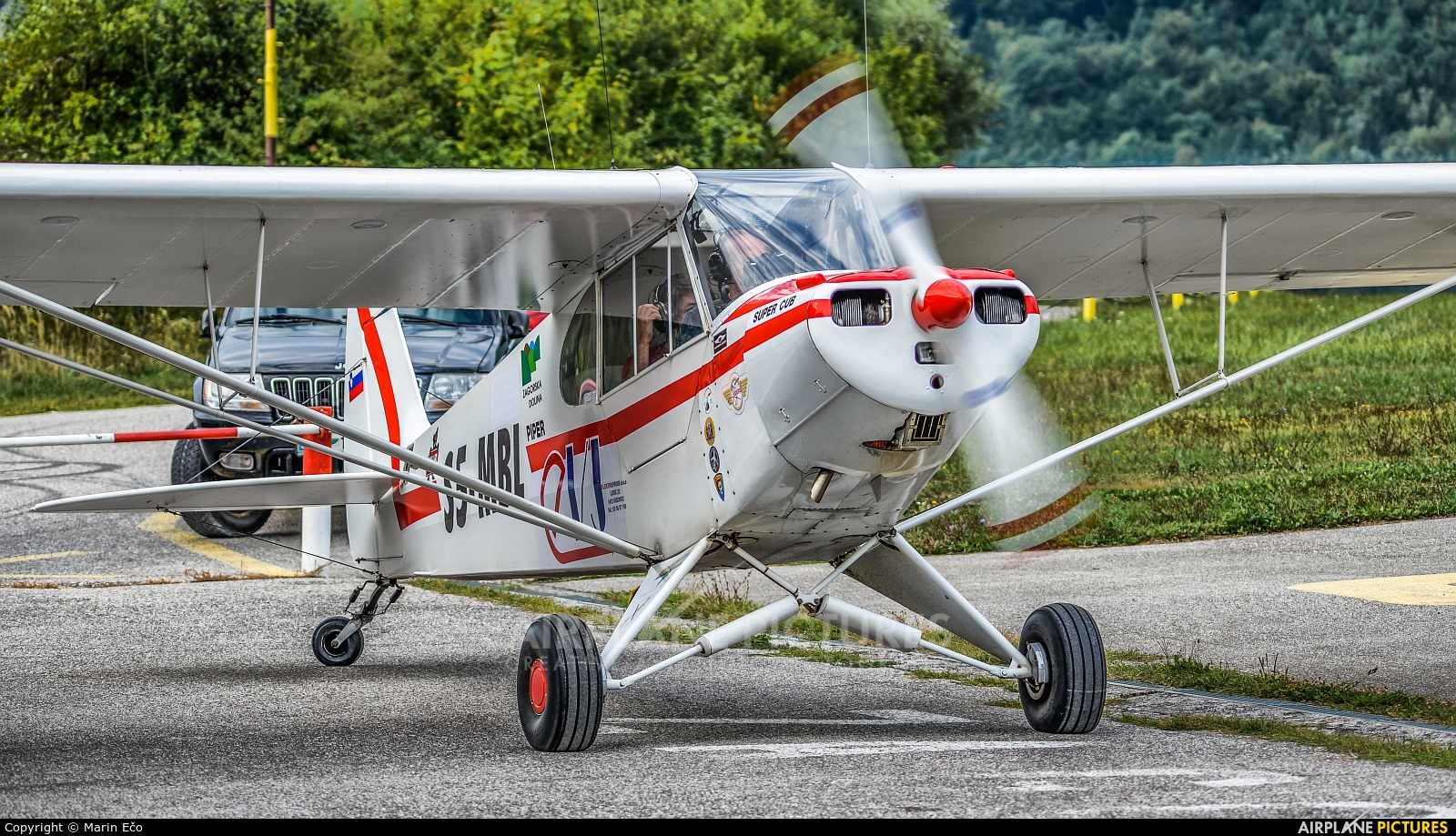 Aeroklub Łódzki S5-MBL aircraft at Off Airport - Slovenia