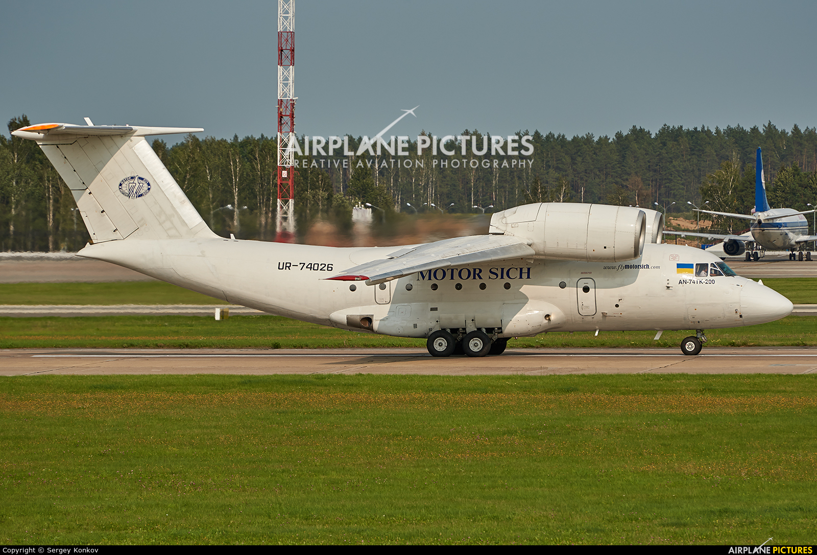 Motor Sich UR-74026 aircraft at Minsk Intl