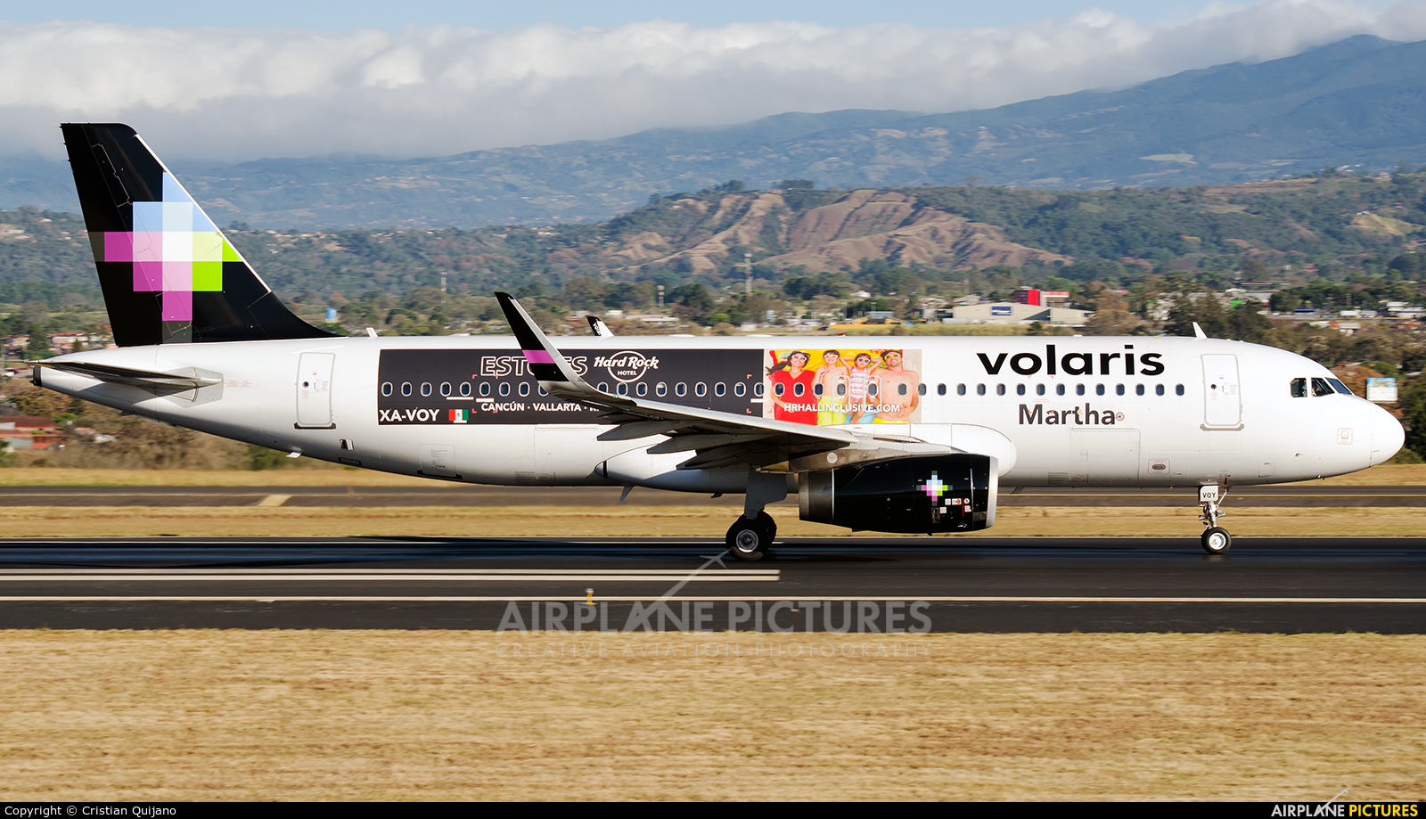 Volaris XA-VOY aircraft at San Jose - Juan Santamaría Intl