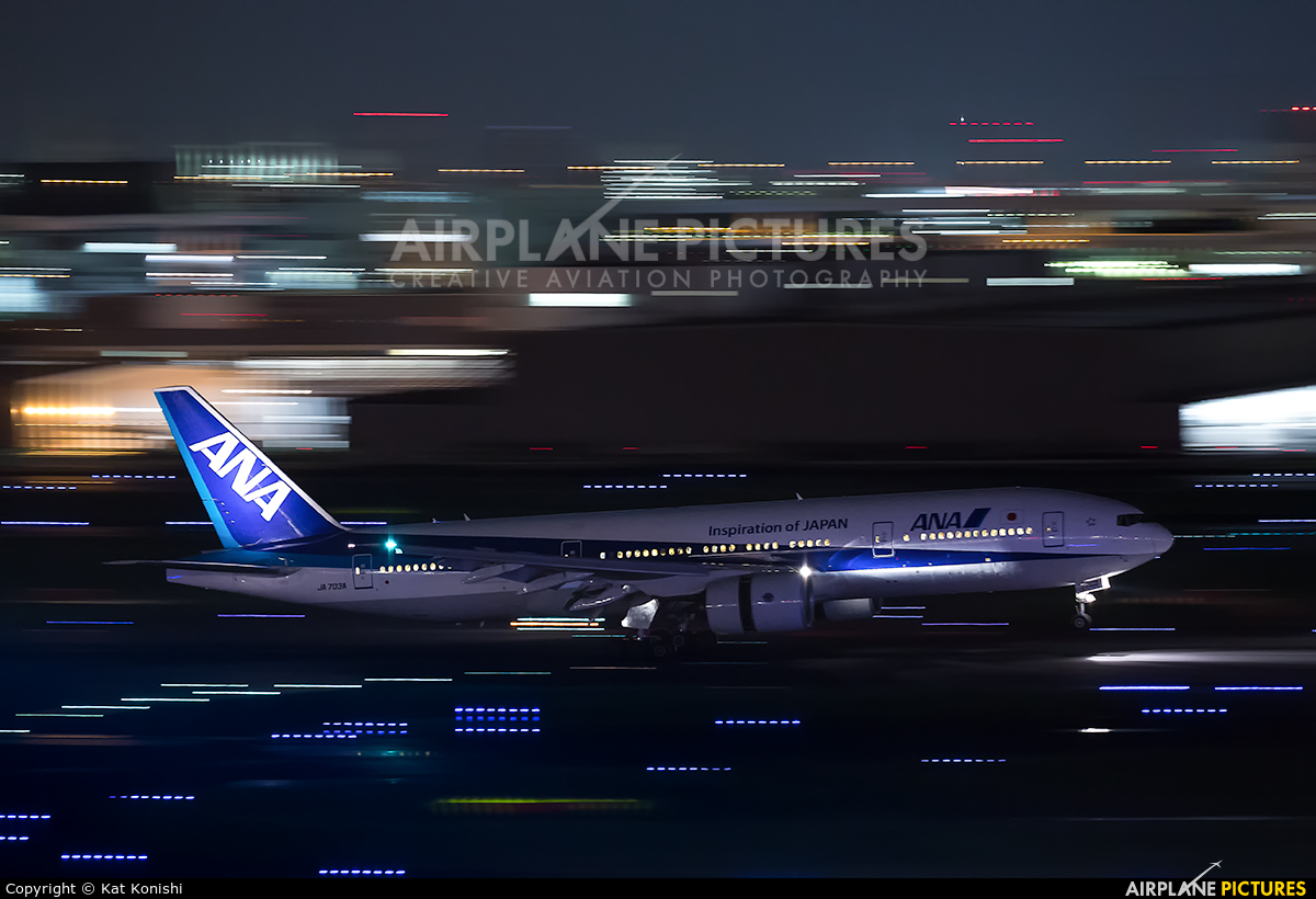 ANA - All Nippon Airways JA703A aircraft at Tokyo - Haneda Intl