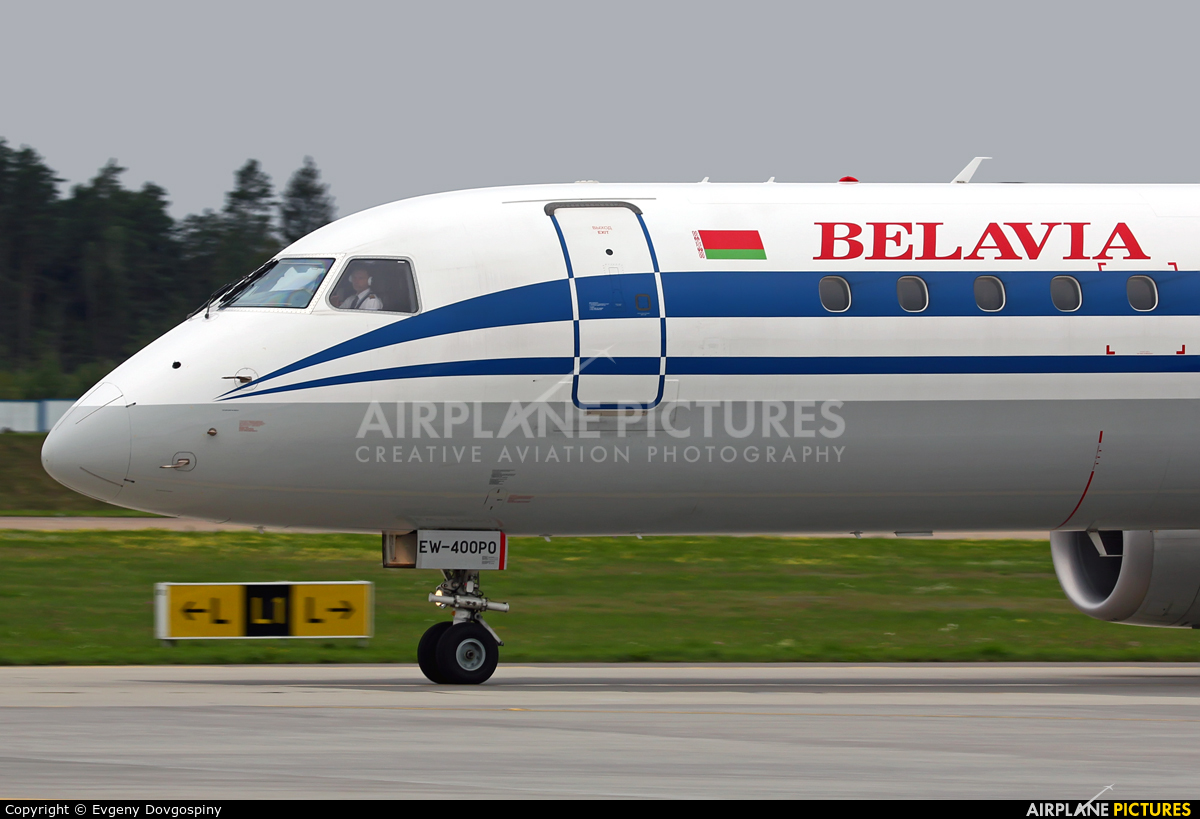Belavia EW-400PO aircraft at Minsk Intl