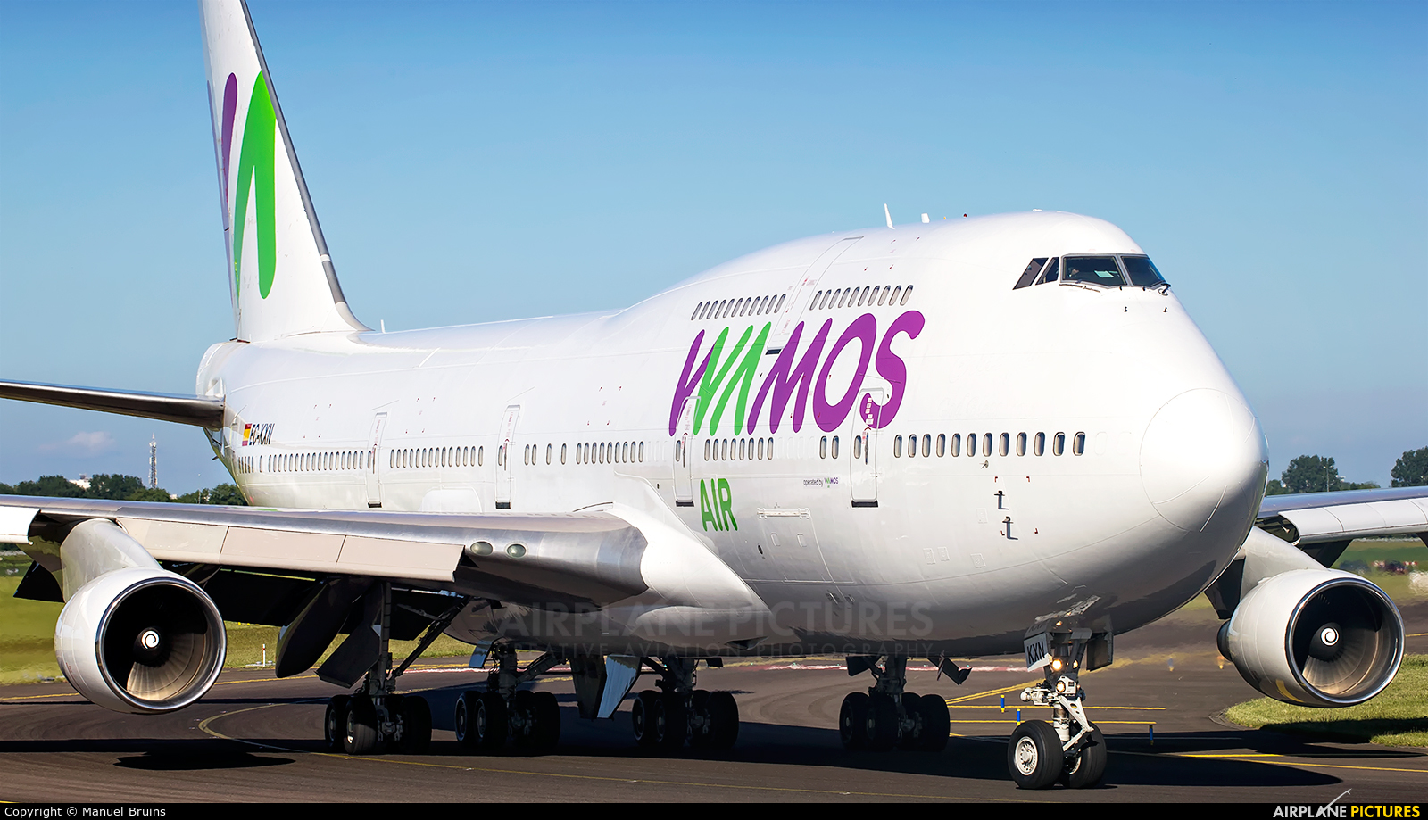Wamos Air EC-KXN aircraft at Amsterdam - Schiphol
