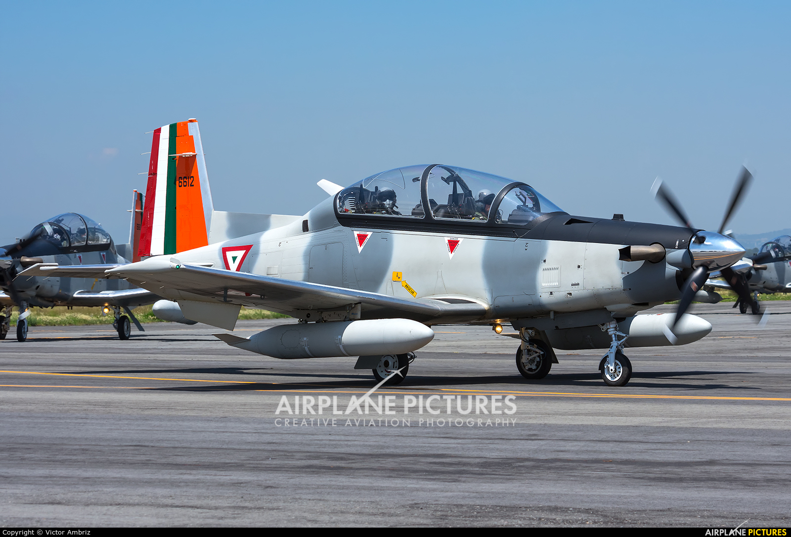 Mexico - Air Force 6612 aircraft at Santa Lucia AB