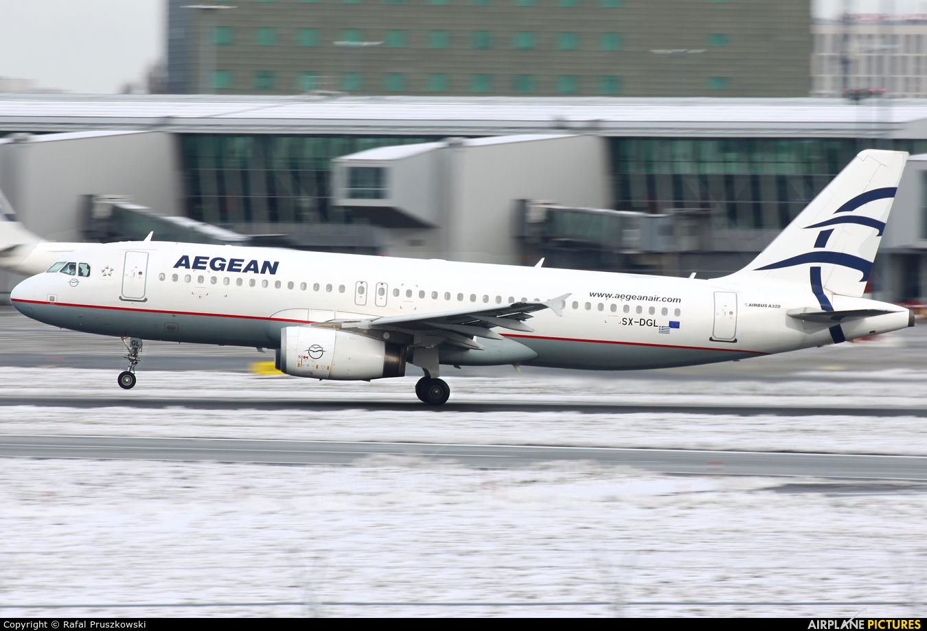 Aegean Airlines SX-DGL aircraft at Warsaw - Frederic Chopin